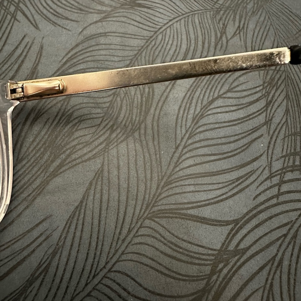 Clear Translucent Square Eyeglass Frames Men’s - image 3